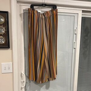 Striped Wide Leg Pants